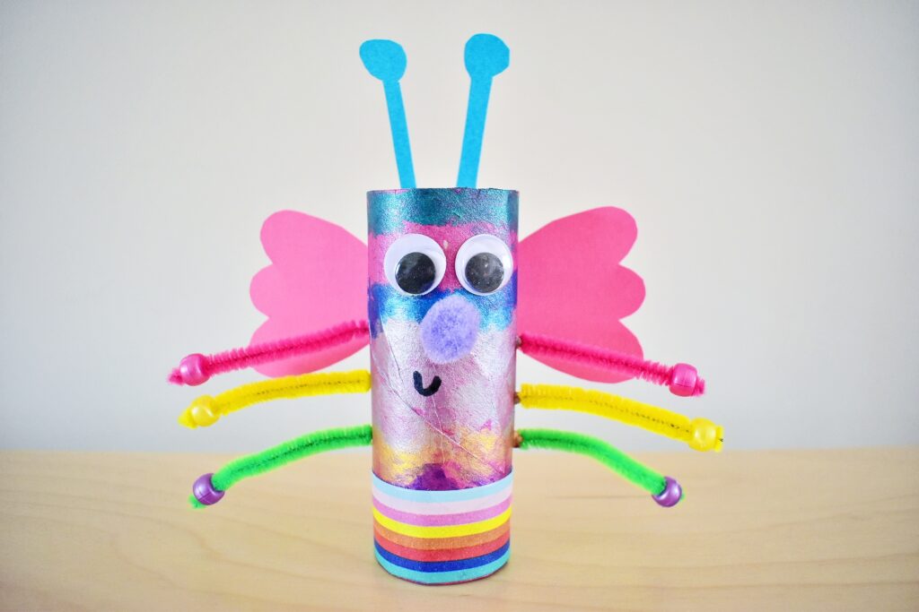 finished toilet roll minibeast