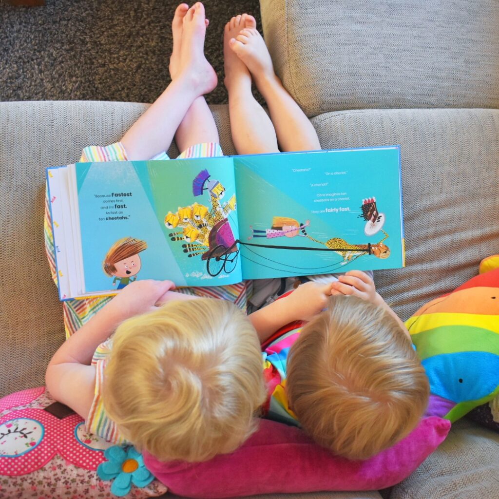 Wonderbly siblings book