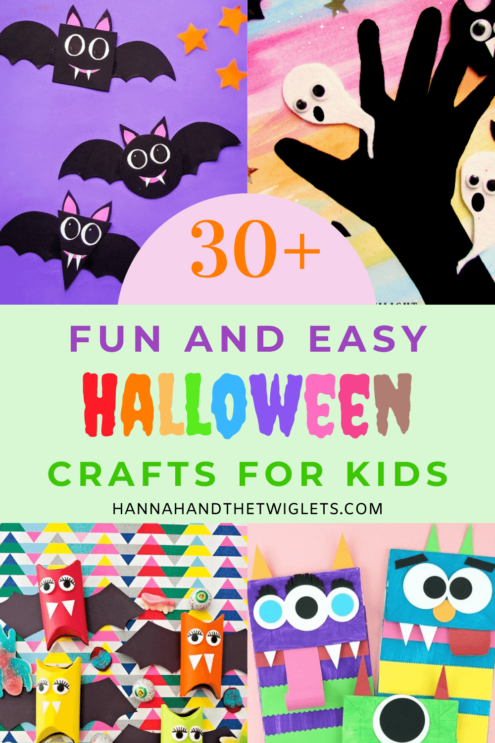 30+ Fun and Easy Halloween Craft Ideas For Kids - Hannah and the Twiglets