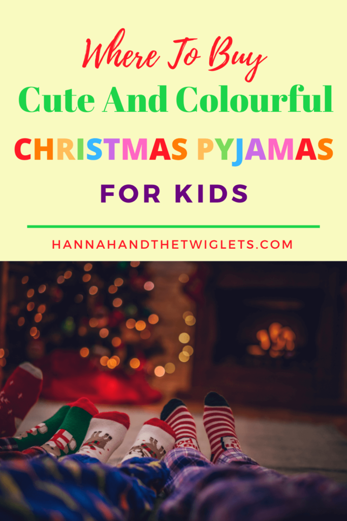 Where to buy colourful Christmas pyjamas for kids Pinterest