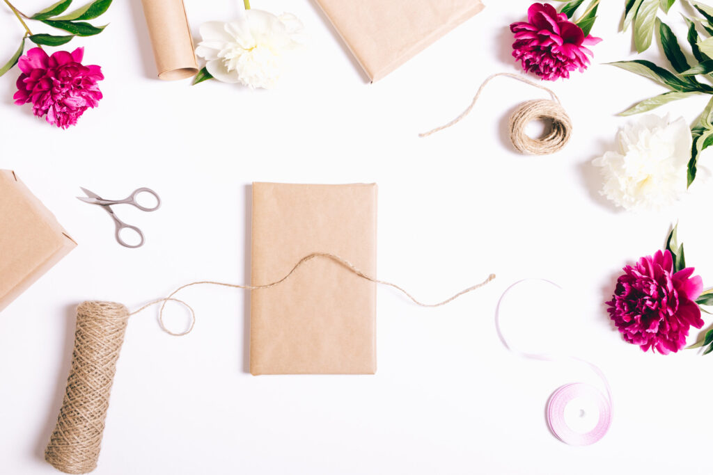 Making a DIY letterbox gift set