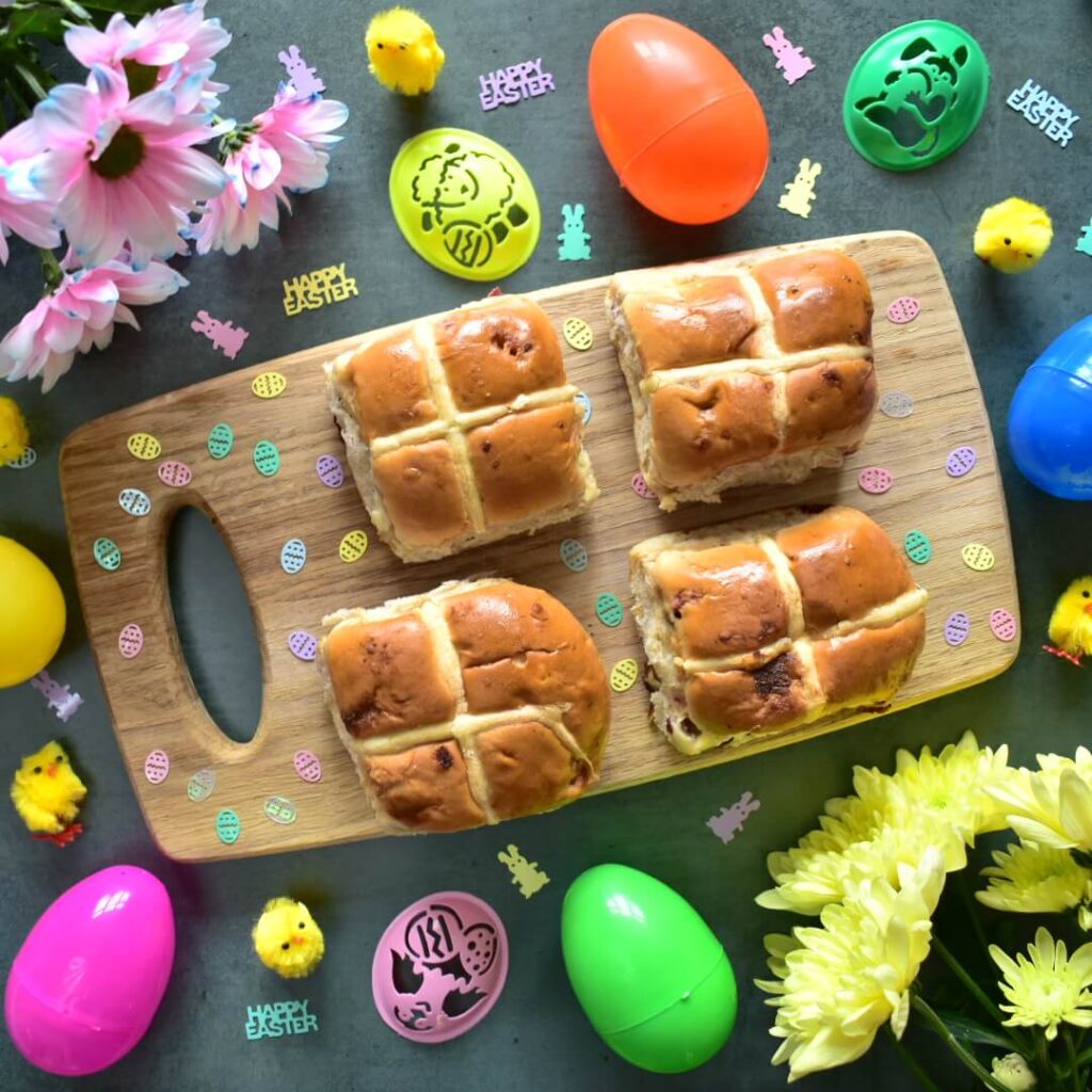 Easter themed flatlay
