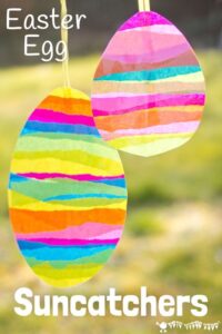 Easter egg suncatchers