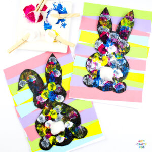 Colourful Easter bunny crafts