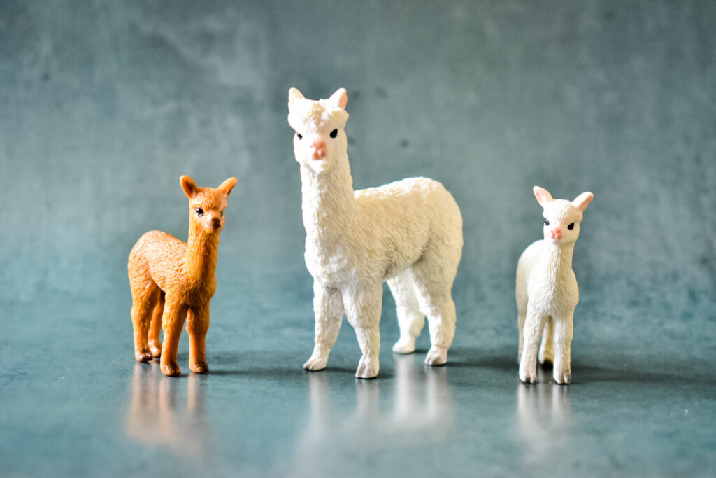 Schleich Alpaca set