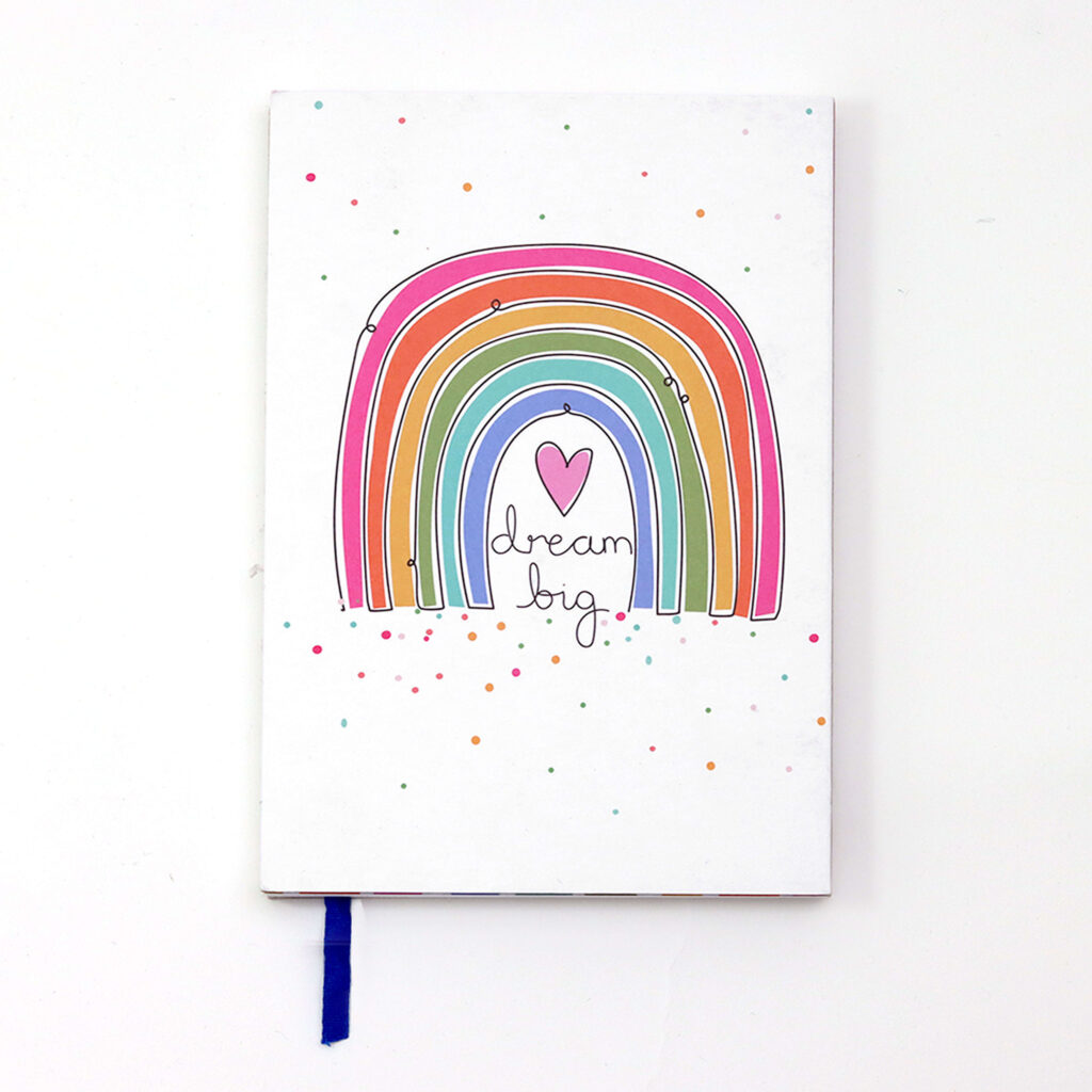 Rainbow notebook